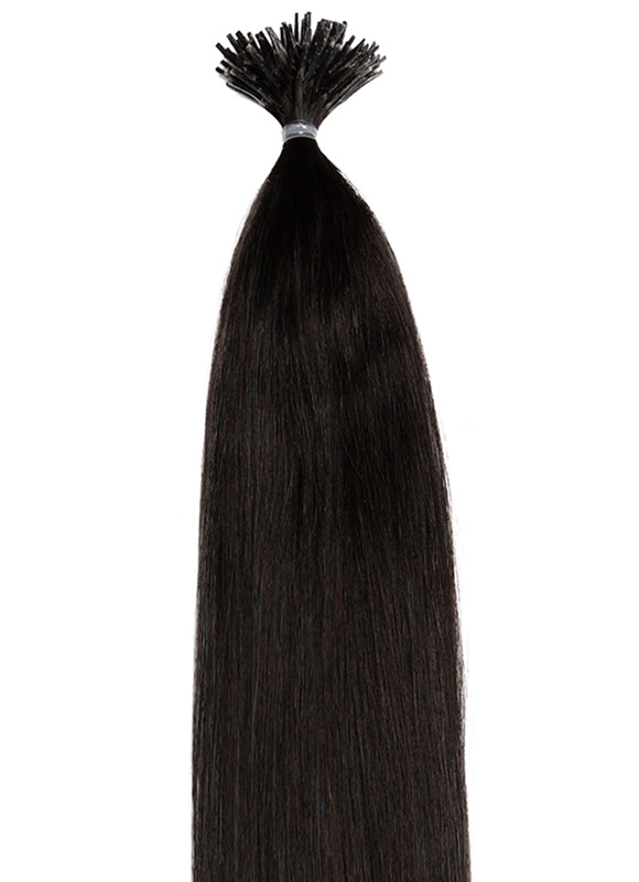 MAXITA I Tip Hair Extensions, 50g/100s, Chocolate Brown To Caramel Blonde 14 Inch Comfortable Wear, Invisible & Natural Cold Fusion, 100% Remy Human Hair Itip Keratin Extensions