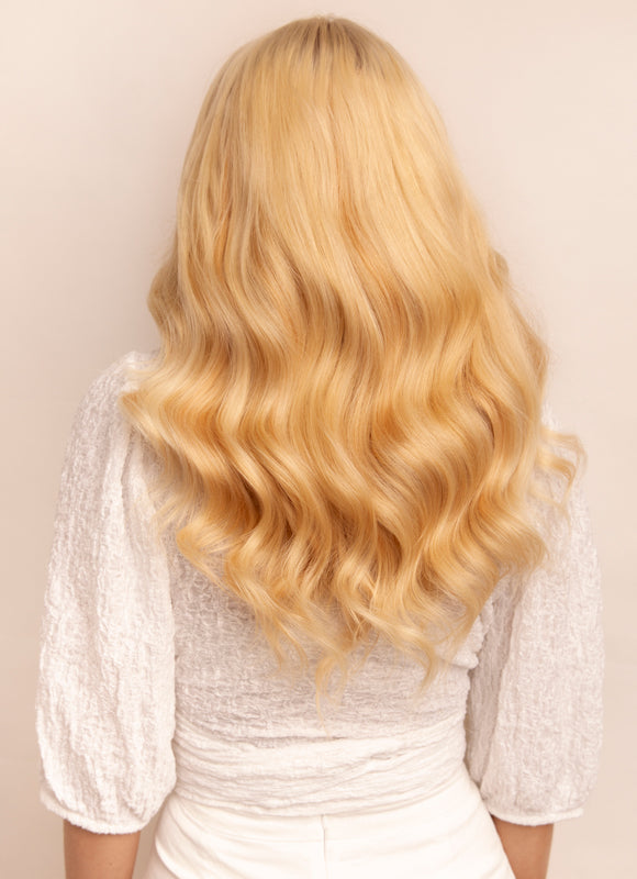 160G 613 Blonde Clip In Extensions – Maries Luxury Hair Extensions