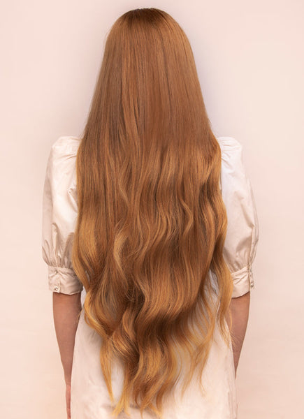 30 Inch Ultimate Volume Clip in Hair Extensions #8 Chestnut Brown