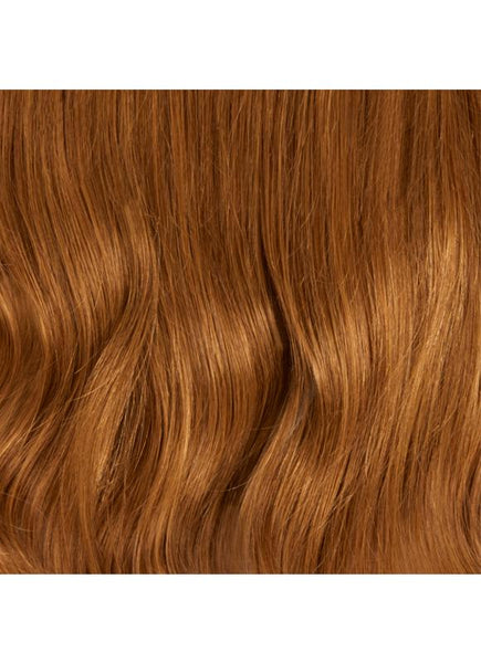 16 Inch Invisible Wire Hair Extensions #6 Light Chestnut Brown