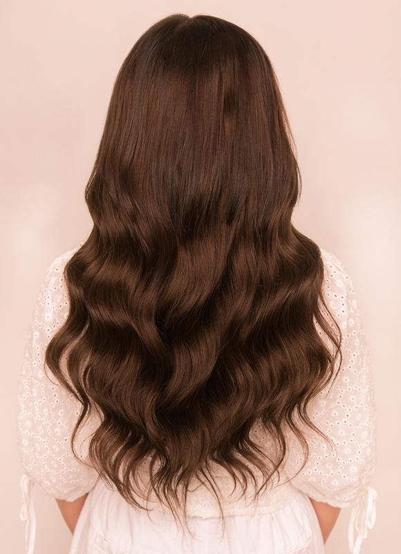 Clip In One Piece Volumizer 1C Mocha Brown