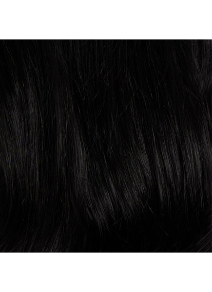 22 Inch Clip in Ponytail Extension #1 Jet Black