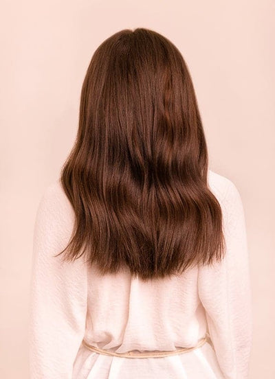 16 inch Deluxe Clip in Hair Extensions #2 Dark Brown