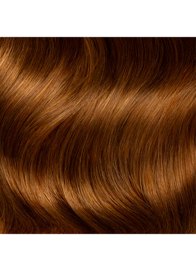 16 inch Full Volume Clip in Hair Extensions #6 Light Chestnut Brown