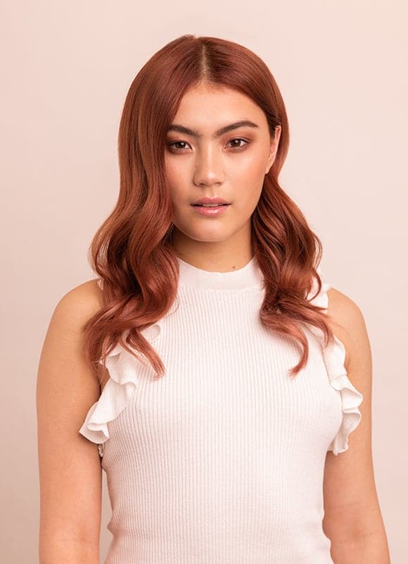 16 inch Full Volume Clip in Hair Extensions #33 Dark Auburn Red