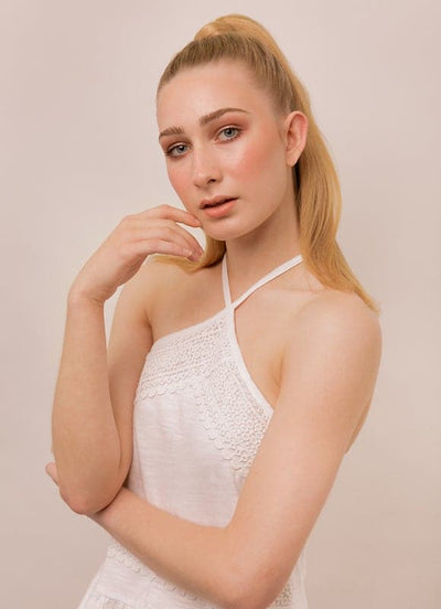 16 inch Clip in Ponytail Extension #16 Light Golden Blonde