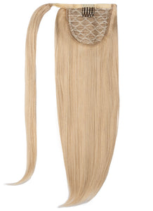 16 Inch Clip In Ponytail Extension #60A Light Ash Blonde