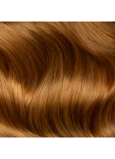 16 inch Deluxe Clip in Hair Extensions #8 Chestnut Brown