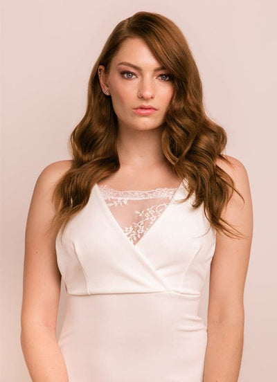 16 inch Deluxe Clip in Hair Extensions #4 Medium Brown