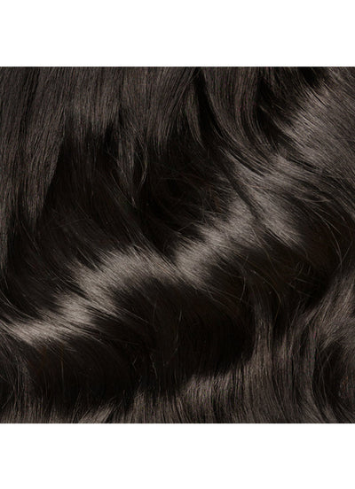 16 inch Invisible Wire Hair Extensions in #1 Jet Black