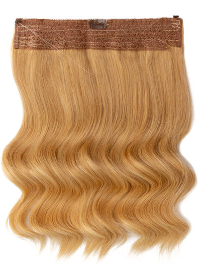 16 inch Invisible Wire Hair Extensions in #16 Light Golden Blonde