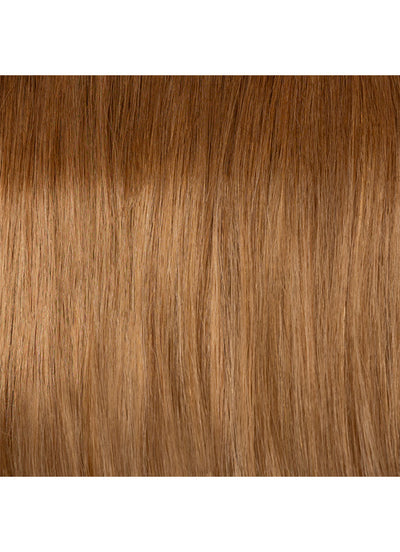 16 inch Invisible Wire Hair Extensions in Medium to Golden Brown Ombre