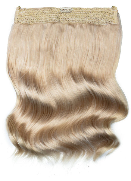 16 inch Invisible Wire Hair Extensions in Light Grey