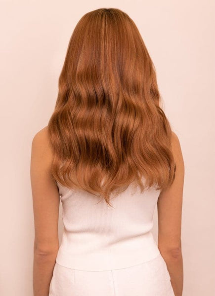 16 inch Ultimate Volume Clip in Hair Extensions #6 Light Chestnut Brown