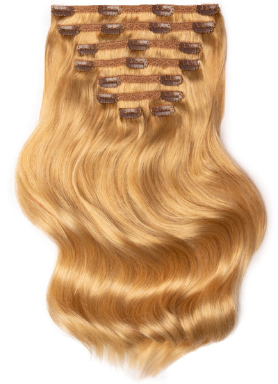 16 inch Ultimate Volume Clip in Hair Extensions #16 Light Golden Blonde