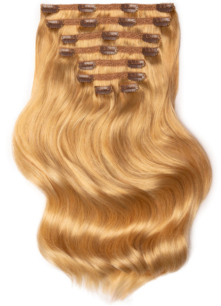 16 Inch Ultimate Volume Clip in Hair Extensions #16 Light Golden Blonde