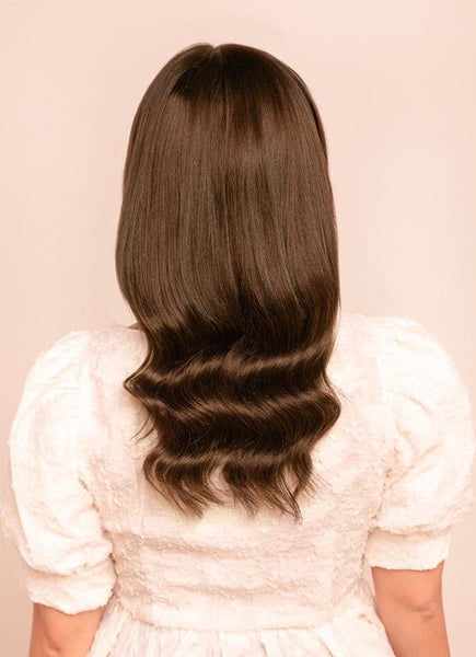 16 inch Ultimate Volume Clip in Hair Extensions #1C Mocha Brown
