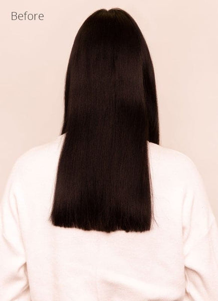20 inch Remy Tape Hair Extensions #1B Natural Black