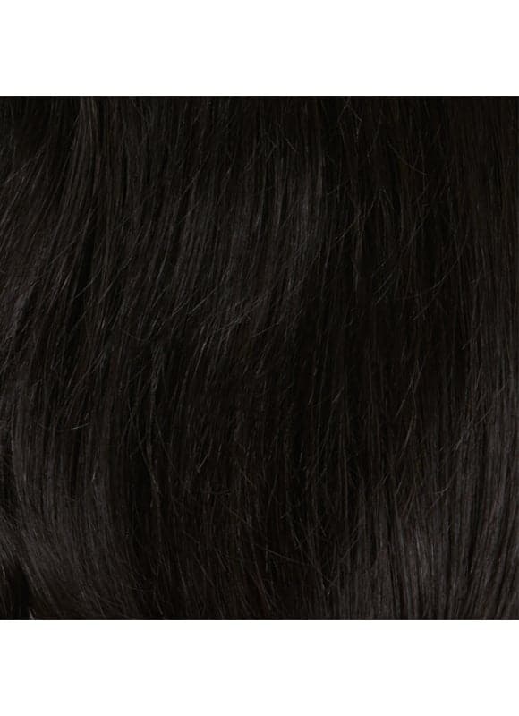 16 inch Clip in Ponytail Extension #1B Natural Black