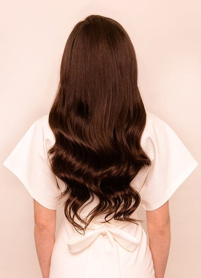 20 inch Deluxe Clip in Hair Extensions #2 Dark Brown