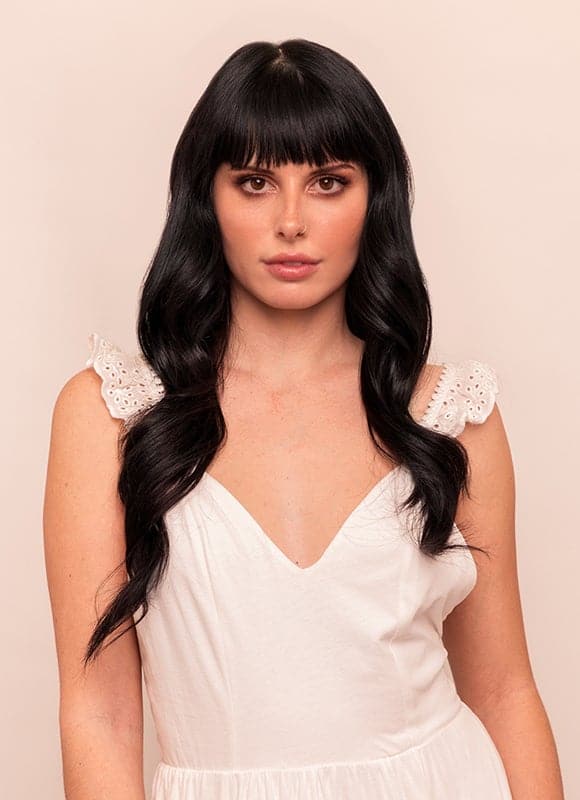 20 inch Full Volume Clip in Hair Extensions #1 Jet Black