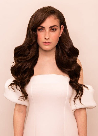 20 inch Ultimate Volume Clip in Hair Extensions  #2 Dark Brown