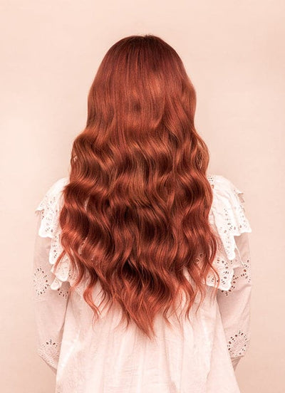 20 inch Ultimate Volume Clip in Hair Extensions  #33 Dark Auburn Red