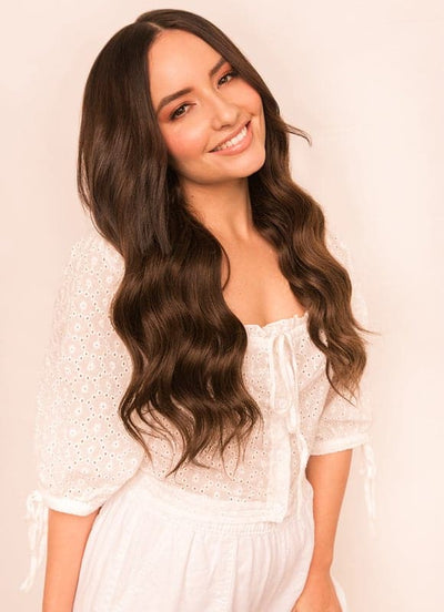 20 inch Remy Tape Hair Extensions #2 Dark Brown