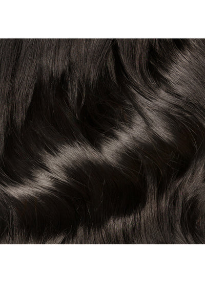 20 inch Deluxe Clip in Hair Extensions #1 Jet Black