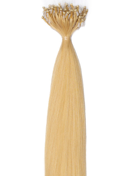 20 Inch Micro Loop Hair Extensions #613 Bleached Blonde