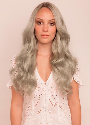 20 Inch Micro Loop Hair Extensions #Silver