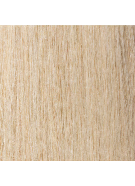 22 Inch Clip in Ponytail Extension #60W Platinum Blonde