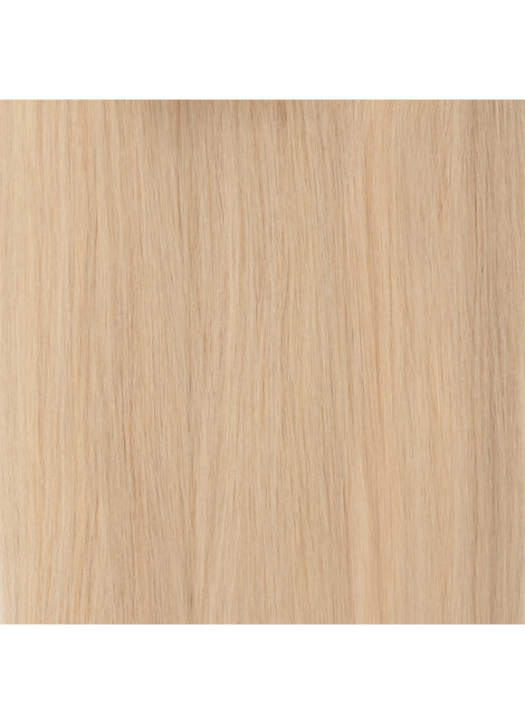 22 Inch Clip in Ponytail Extension Ice Blonde