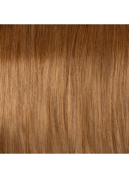 22 inch Invisible Wire Hair Extensions in Medium to Golden Brown Ombre