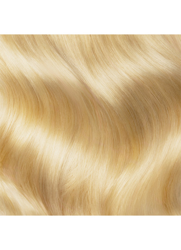 22 inch Invisible Wire Hair Extensions in #613 Bleached Blonde