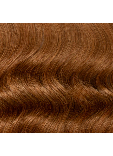 22 Inch Invisible Wire Hair Extensions #6 Light Chestnut Brown