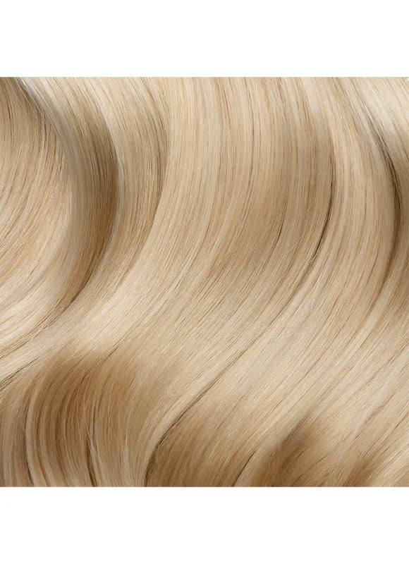 22 inch Invisible Wire Hair Extensions in Ice Blonde