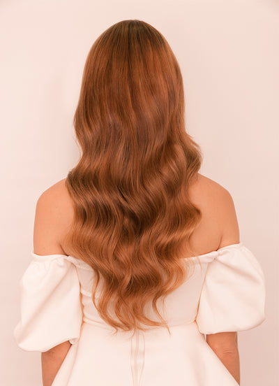 24 inch Ultimate Volume Clip in Hair Extensions  #6 Light Chestnut Brown