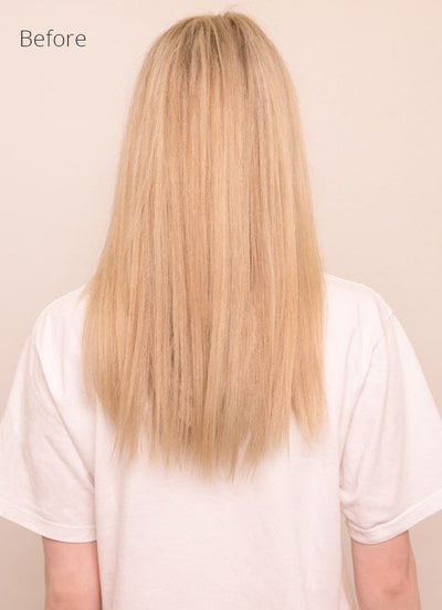 22 inch Invisible Wire Hair Extensions in #60 Light Blonde