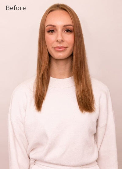 20 inch Deluxe Clip in Hair Extensions #6 Light Chestnut Brown