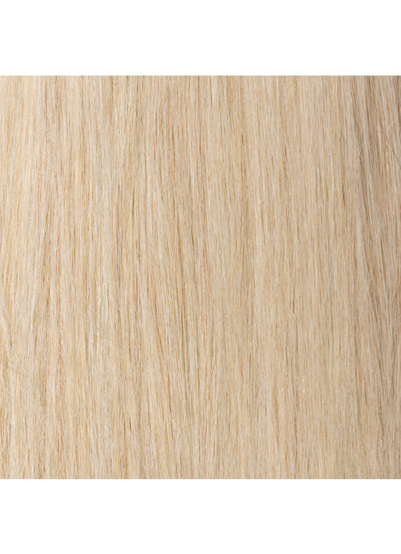 16 inch Clip in Ponytail Extension #60W Platinum Blonde