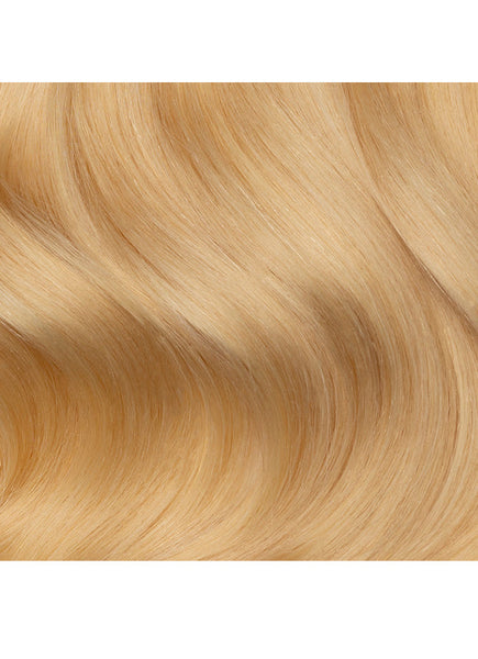 16 Inch Invisible Wire Hair Extensions #613 Bleached Blonde