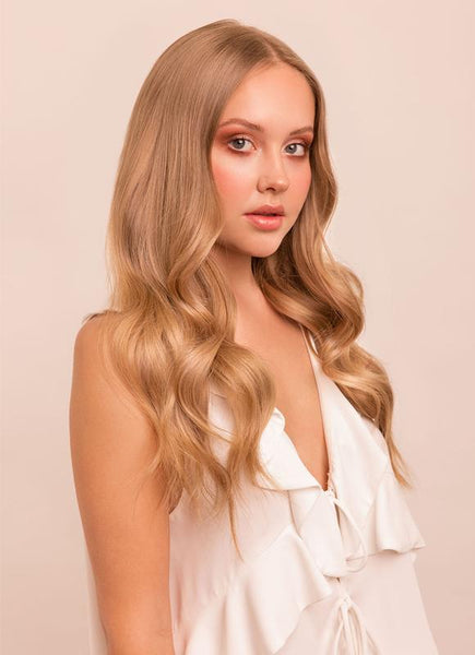 16 Inch Ultimate Volume Clip in Hair Extensions #18 Golden Blonde
