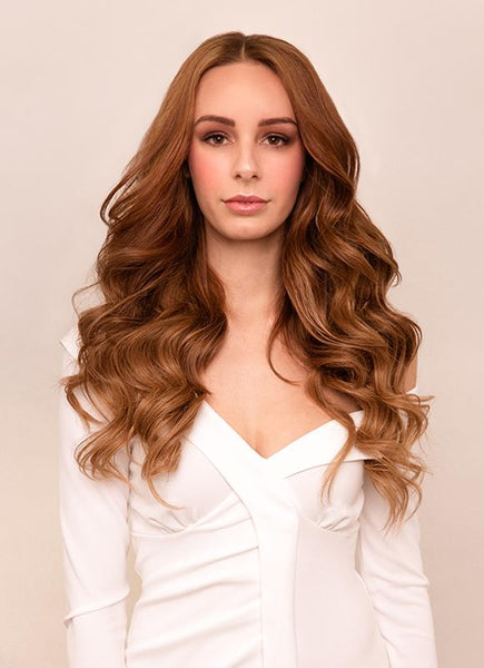 20 Inch Ultimate Volume Clip in Hair Extensions #6 Light Chestnut Brown