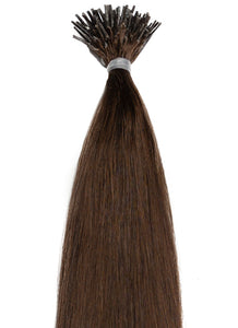 20 Inch Microbead Stick/ I-Tip Hair Extensions #2 Dark Brown