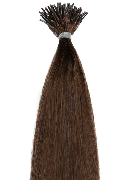 20 Inch Microbead Stick/ I-Tip Hair Extensions #1C Dark Brown