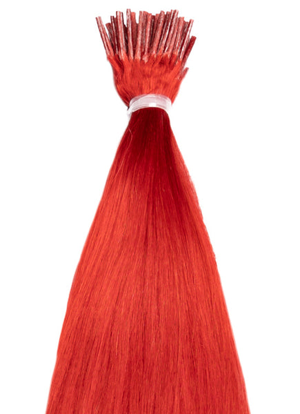 20 Inch Microbead Stick/ I-Tip Hair Extensions #Red