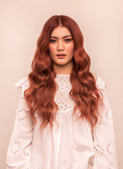 20 Inch Remy Tape Hair Extensions #33 Dark Auburn