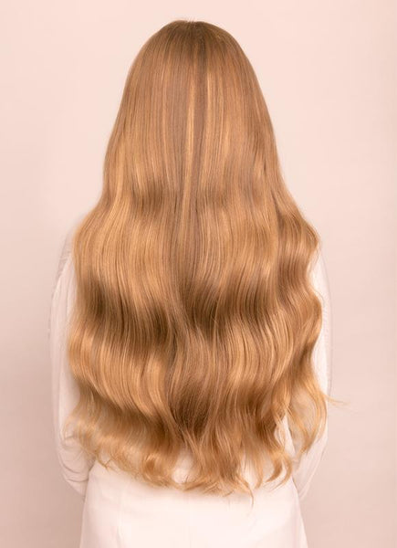 24 Inch Tape Hair Extensions #18 Golden Blonde