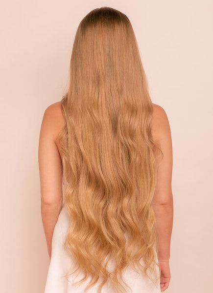 30 Inch Ultimate Volume Clip in Hair Extensions #18 Golden Blonde
